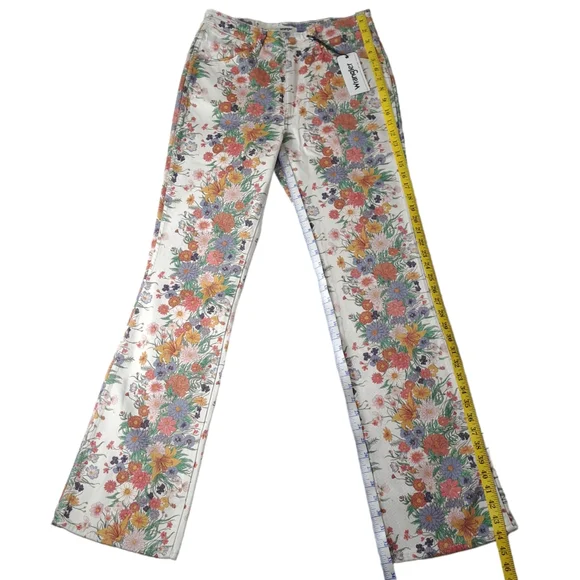 Wrangler Westward 626 Women's Floral Print High Waist Bootcut Jeans Size 29x34 - Picture 6 of 16